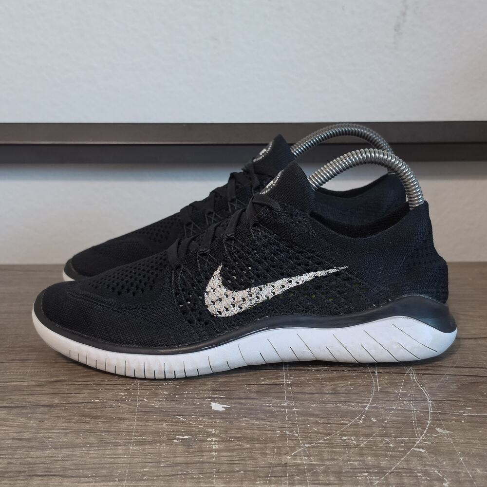 Nike Free RN Flyknit 2018 (942839-001) Women's Running Shoes Size 7.5 Black